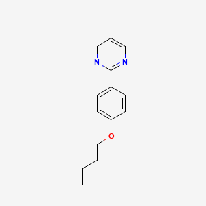 molecular formula C15H18N2O B4818064 2-(4-butoxyphenyl)-5-methylpyrimidine 