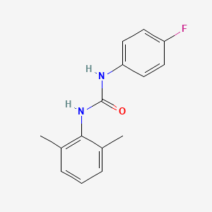 molecular formula C15H15FN2O B4818070 N-(2,6-dimethylphenyl)-N'-(4-fluorophenyl)urea 