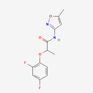2-(2,4-difluorophenoxy)-N-(5-methyl-3-isoxazolyl)propanamide