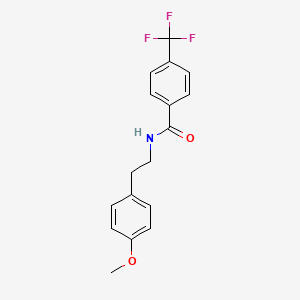 N-[2-(4-methoxyphenyl)ethyl]-4-(trifluoromethyl)benzamide