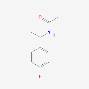 molecular formula C10H12FNO B4818291 N-[1-(4-fluorophenyl)ethyl]acetamide 