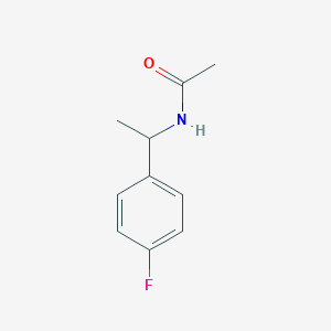 molecular formula C10H12FNO B4818291 N-[1-(4-氟苯基)乙基]乙酰胺 