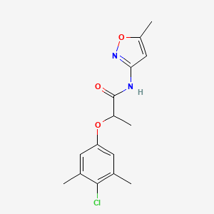 2-(4-chloro-3,5-dimethylphenoxy)-N-(5-methyl-3-isoxazolyl)propanamide