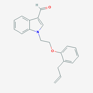 molecular formula C20H19NO2 B481835 1-[2-(2-allylphenoxy)ethyl]-1H-indole-3-carbaldehyde CAS No. 299443-33-7