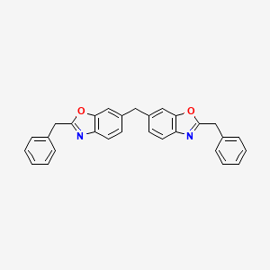 molecular formula C29H22N2O2 B4818542 6,6'-methylenebis(2-benzyl-1,3-benzoxazole) 