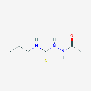 molecular formula C7H15N3OS B4818644 2-acetyl-N-isobutylhydrazinecarbothioamide 