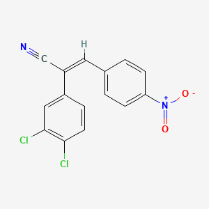 2-(3,4-dichlorophenyl)-3-(4-nitrophenyl)acrylonitrile