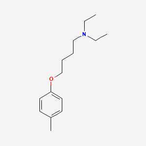 molecular formula C15H25NO B4819010 N,N-diethyl-4-(4-methylphenoxy)-1-butanamine 