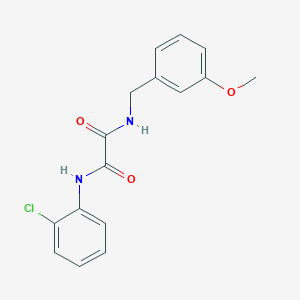 molecular formula C16H15ClN2O3 B4819150 N-(2-chlorophenyl)-N'-(3-methoxybenzyl)ethanediamide 