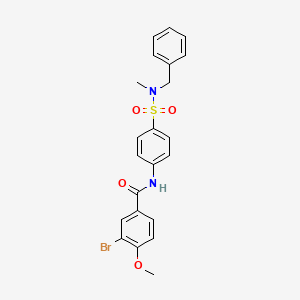 N-(4-{[benzyl(methyl)amino]sulfonyl}phenyl)-3-bromo-4-methoxybenzamide