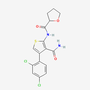 N-[3-(aminocarbonyl)-4-(2,4-dichlorophenyl)-2-thienyl]tetrahydro-2-furancarboxamide