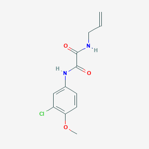 molecular formula C12H13ClN2O3 B4819313 N-allyl-N'-(3-chloro-4-methoxyphenyl)ethanediamide 