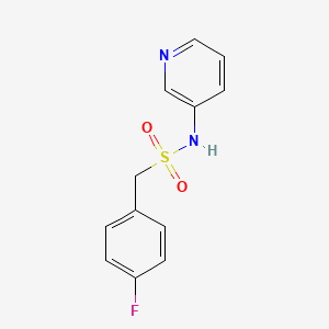 1-(4-fluorophenyl)-N-3-pyridinylmethanesulfonamide