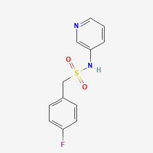 molecular formula C12H11FN2O2S B4819348 1-(4-fluorophenyl)-N-3-pyridinylmethanesulfonamide 