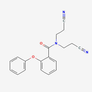 N,N-bis(2-cyanoethyl)-2-phenoxybenzamide