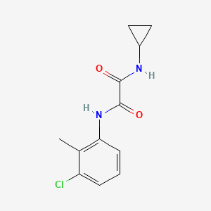 molecular formula C12H13ClN2O2 B4819477 N-(3-chloro-2-methylphenyl)-N'-cyclopropylethanediamide 