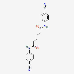 N,N'-bis(4-cyanophenyl)hexanediamide