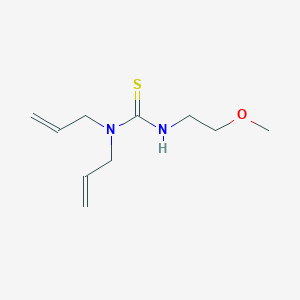 molecular formula C10H18N2OS B4819500 N,N-diallyl-N'-(2-methoxyethyl)thiourea 