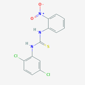 molecular formula C13H9Cl2N3O2S B4819501 N-(2,5-dichlorophenyl)-N'-(2-nitrophenyl)thiourea 