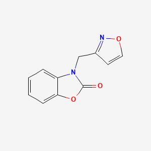 molecular formula C11H8N2O3 B4819529 3-(3-isoxazolylmethyl)-1,3-benzoxazol-2(3H)-one 