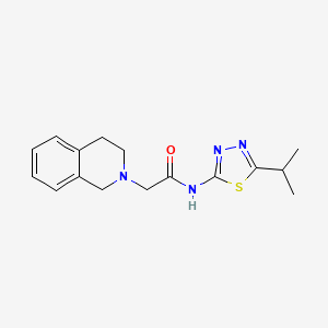 2-(3,4-dihydro-2(1H)-isoquinolinyl)-N-(5-isopropyl-1,3,4-thiadiazol-2-yl)acetamide