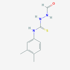 N-(3,4-dimethylphenyl)-2-formylhydrazinecarbothioamide