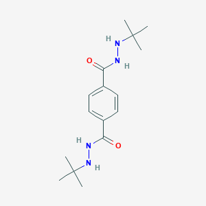 molecular formula C16H26N4O2 B481977 N'~1~,N'~4~-di(tert-butyl)terephthalohydrazide 