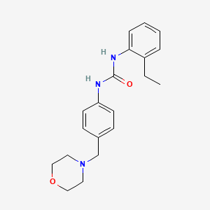 molecular formula C20H25N3O2 B4820008 N-(2-ethylphenyl)-N'-[4-(4-morpholinylmethyl)phenyl]urea 