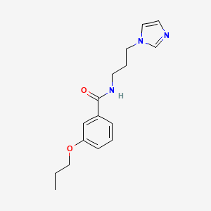 N-[3-(1H-imidazol-1-yl)propyl]-3-propoxybenzamide