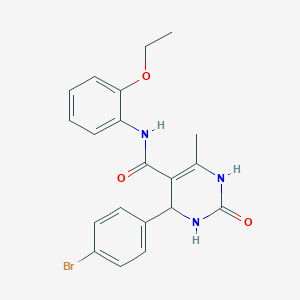 4-(4-bromophenyl)-N-(2-ethoxyphenyl)-6-methyl-2-oxo-1,2,3,4-tetrahydropyrimidine-5-carboxamide