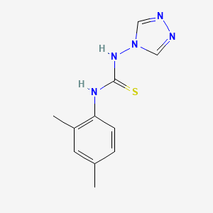 molecular formula C11H13N5S B4820139 N-(2,4-dimethylphenyl)-N'-4H-1,2,4-triazol-4-ylthiourea 