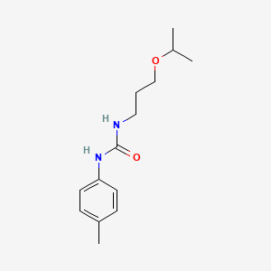 molecular formula C14H22N2O2 B4820153 N-(3-isopropoxypropyl)-N'-(4-methylphenyl)urea 