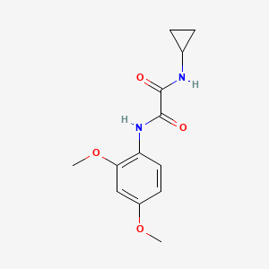 N-cyclopropyl-N'-(2,4-dimethoxyphenyl)ethanediamide