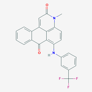 3-methyl-6-{[3-(trifluoromethyl)phenyl]amino}-3H-naphtho[1,2,3-de]quinoline-2,7-dione