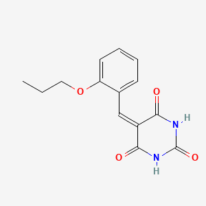 5-(2-propoxybenzylidene)-2,4,6(1H,3H,5H)-pyrimidinetrione