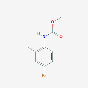 molecular formula C9H10BrNO2 B4820354 methyl (4-bromo-2-methylphenyl)carbamate 