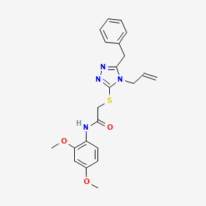 2-[(4-allyl-5-benzyl-4H-1,2,4-triazol-3-yl)thio]-N-(2,4-dimethoxyphenyl)acetamide