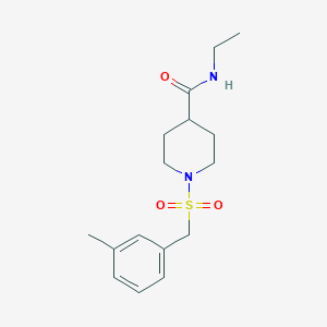 N-ethyl-1-[(3-methylbenzyl)sulfonyl]-4-piperidinecarboxamide