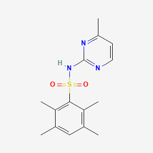 2,3,5,6-tetramethyl-N-(4-methyl-2-pyrimidinyl)benzenesulfonamide