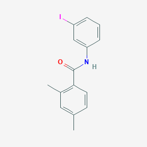 molecular formula C15H14INO B4820716 N-(3-iodophenyl)-2,4-dimethylbenzamide 