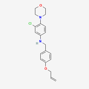 N-[4-(allyloxy)benzyl]-3-chloro-4-(4-morpholinyl)aniline