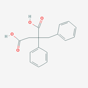 molecular formula C17H16O4 B482085 2-Benzyl-2-phenylsuccinic acid CAS No. 34861-87-5