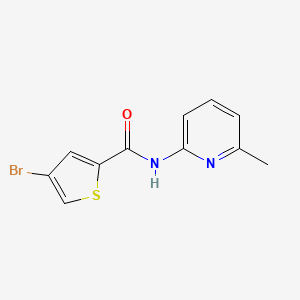 4-bromo-N-(6-methyl-2-pyridinyl)-2-thiophenecarboxamide