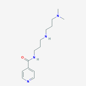 molecular formula C14H24N4O B482099 N-[3-(3-Dimethylamino-propylamino)-propyl]-isonicotinamide CAS No. 402777-69-9