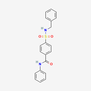 4-[(benzylamino)sulfonyl]-N-phenylbenzamide