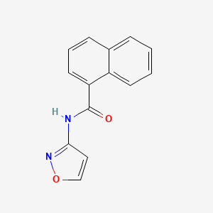 molecular formula C14H10N2O2 B4821054 N-3-isoxazolyl-1-naphthamide 