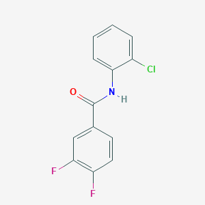 molecular formula C13H8ClF2NO B4821061 N-(2-chlorophenyl)-3,4-difluorobenzamide 