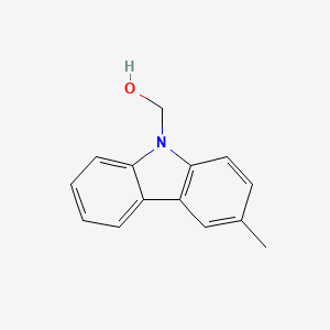 molecular formula C14H13NO B4821223 (3-methyl-9H-carbazol-9-yl)methanol 