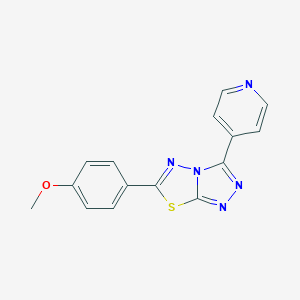 6-(4-Methoxyphenyl)-3-pyridin-4-yl-[1,2,4]triazolo[3,4-b][1,3,4]thiadiazole