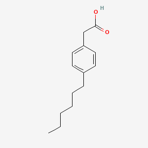 molecular formula C14H20O2 B4821305 (4-hexylphenyl)acetic acid CAS No. 14377-22-1